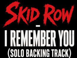 Skid Row - I Remember You (solo backing track)
