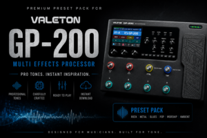 VALETON GP200 - SESSION PACKAGE (20 PRESET + NAM)