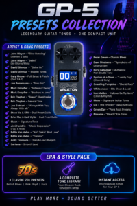 Valeton GP-5 Artist & Song Presets – Legendary Guitar Tones