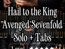 Hail to the King (Guitar solo and outro (2 Guitars)) - Avenged Sevenfold – Guitar Tab (GP5/GPX)